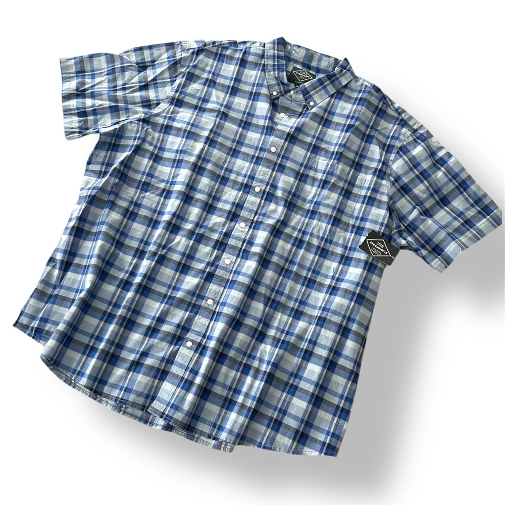 St John’s Bay Men’s Big and Tall 4XLT Collared Button Down Shirt